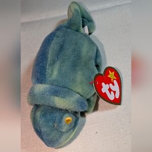 RARE TY Beanie Baby - Iggy The Iguana With TRUE ERRORS see the photos!